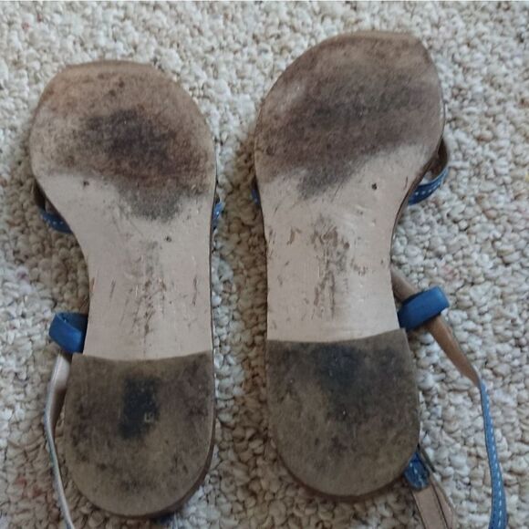 Salvatore Ferragamo cute Blue Sandal size 37 - Picture 6 of 6